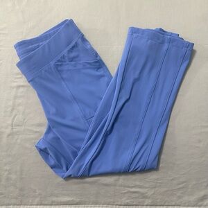 Urbane Impulse 9207 Womens Scrub Pants Size LP Blue Stretch Straight Leg Medical